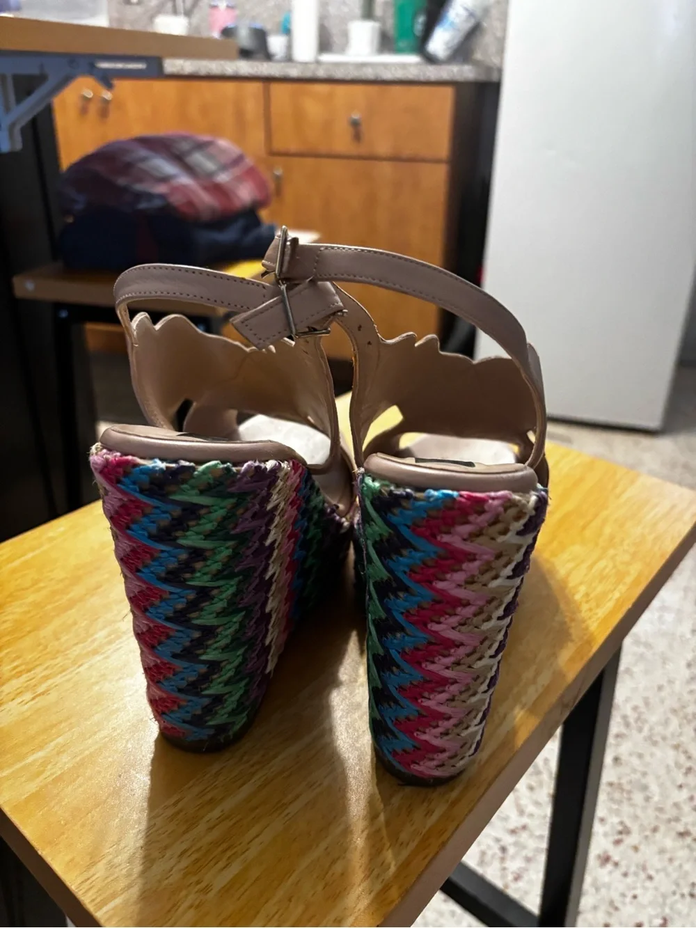 Michele Lopriore Albano slingback wedge sandal 8.5